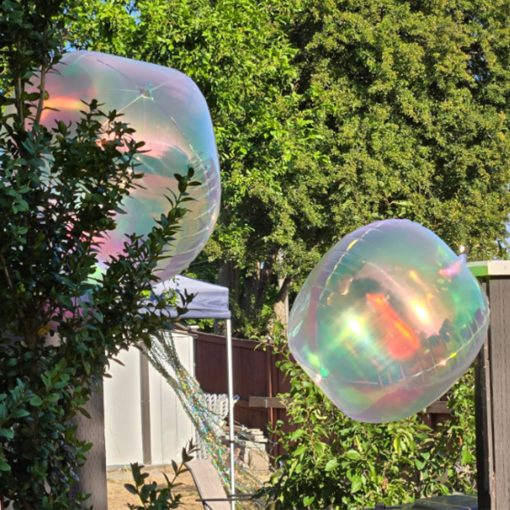 Hologafikus lufi 127 cm – Színjátszó, exkluzív dekoráció